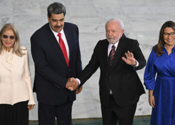Lula recebe Maduro no Palácio do Planalto, em Brasília