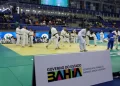 Medalhista olímpica Sarah Menezes inspira crianças em evento esportivo na Bahia