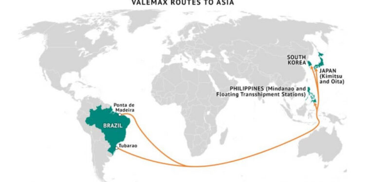 Revolução no Comércio: Rota Marítima Direta Encurta Viagem Brasil-China em 30 Dias