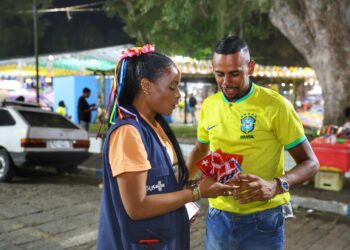 Entre shows e gols da Seleção Brasileira, posto da Sesab registra mais de 3,6 mil testes para ISTs no São João de Cachoeira