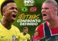 BRASIL ENFRENTA A NORUEGA NAS OITAVAS DE FINAL DA COPA DO MUNDO