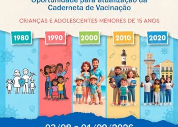 Salvador inicia Campanha de Multivacinação para crianças e adolescentes nesta segunda-feira (3)